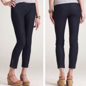 J. Crew City Fit ankle zip cropped jeans